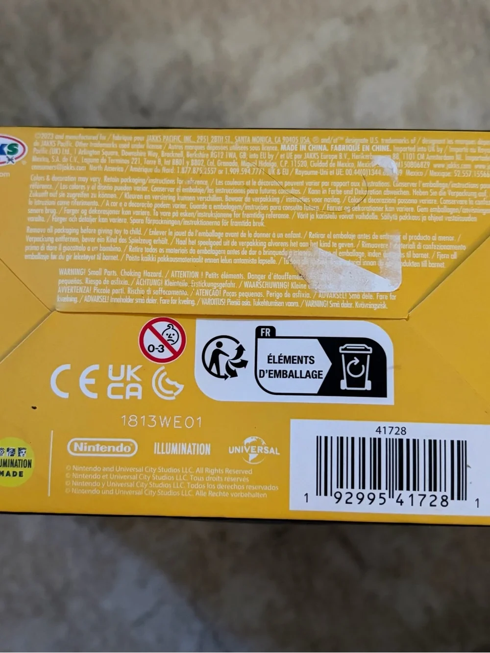 Nintendo Cat Mario Figure with Yellow Question Block